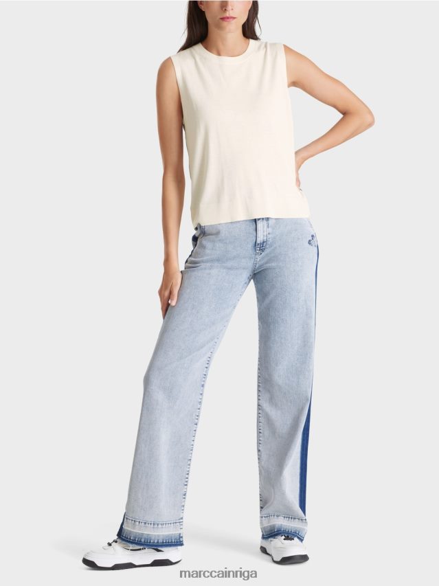 apģērbs gandrīz balts VRBHXD1107 Marc Cain "pārdomāt kopā" ​​sliņķi