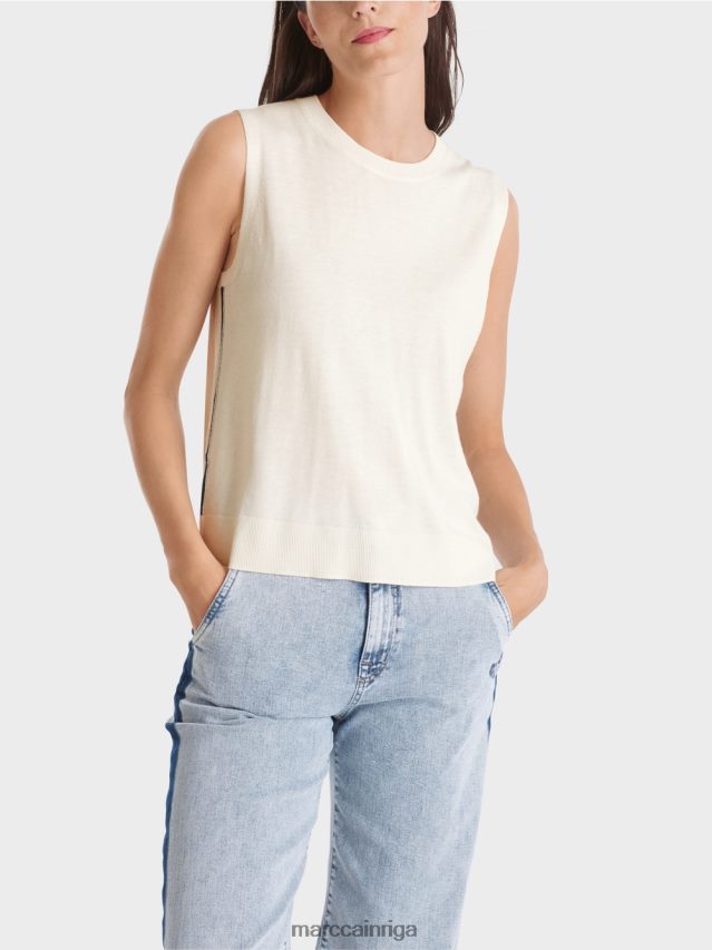 apģērbs gandrīz balts VRBHXD1107 Marc Cain \"pārdomāt kopā\" ​​sliņķi