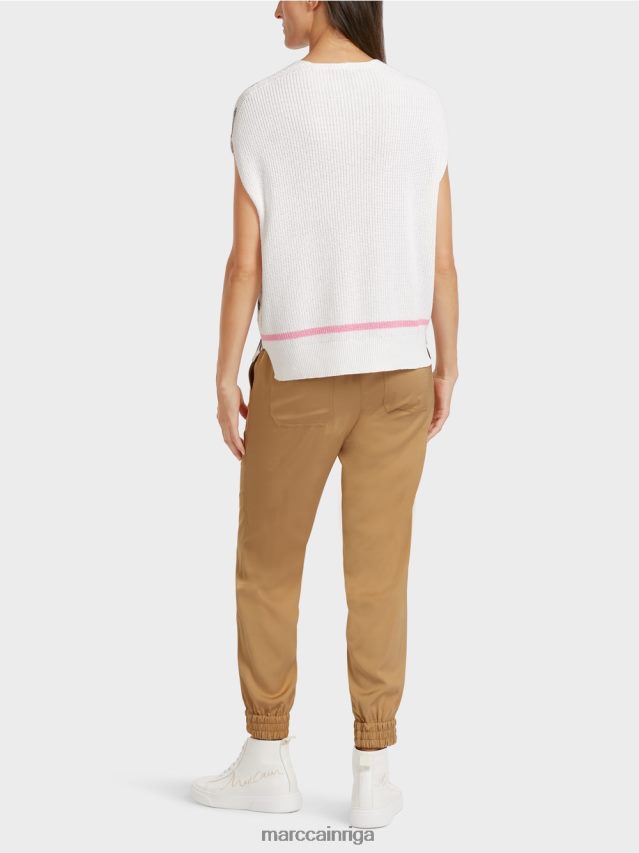 apģērbs gandrīz balts VRBHXD1155 Marc Cain slipover 100% ražots Vācijā