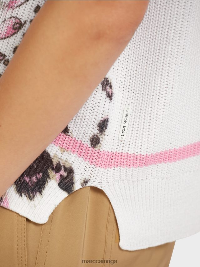 apģērbs gandrīz balts VRBHXD1155 Marc Cain slipover 100% ražots Vācijā