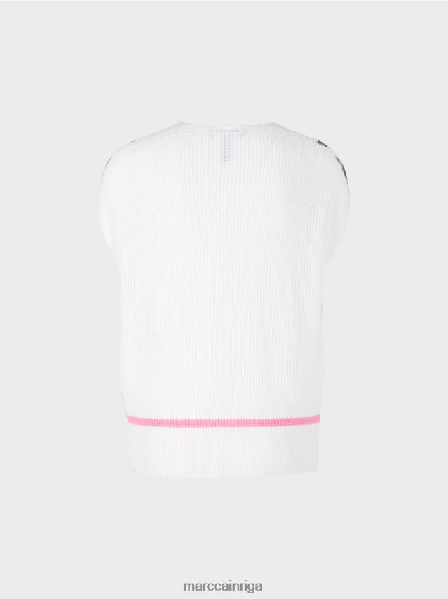 apģērbs gandrīz balts VRBHXD1155 Marc Cain slipover 100% ražots Vācijā