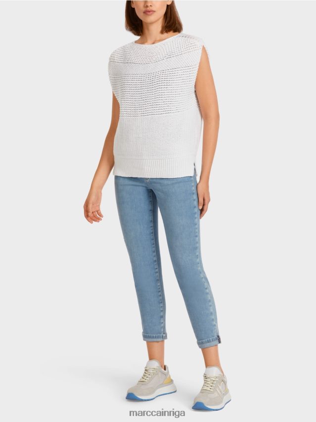 apģērbs gandrīz balts VRBHXD1164 Marc Cain slipover 100% ražots Vācijā