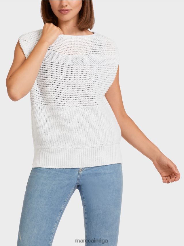 apģērbs gandrīz balts VRBHXD1164 Marc Cain slipover 100% ražots Vācijā