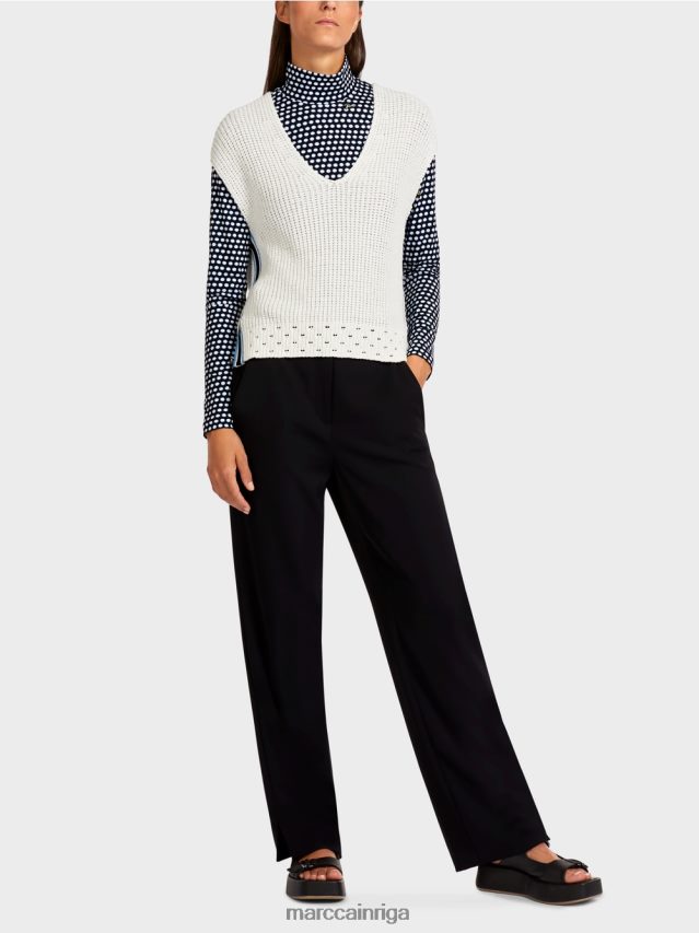 apģērbs gandrīz balts VRBHXD1184 Marc Cain čības "adīts Vācijā"