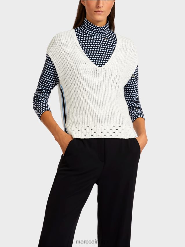 apģērbs gandrīz balts VRBHXD1184 Marc Cain čības \"adīts Vācijā\"