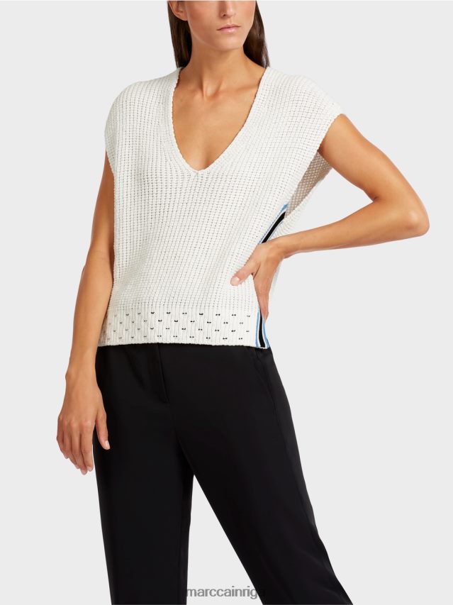 apģērbs gandrīz balts VRBHXD1184 Marc Cain čības \"adīts Vācijā\"