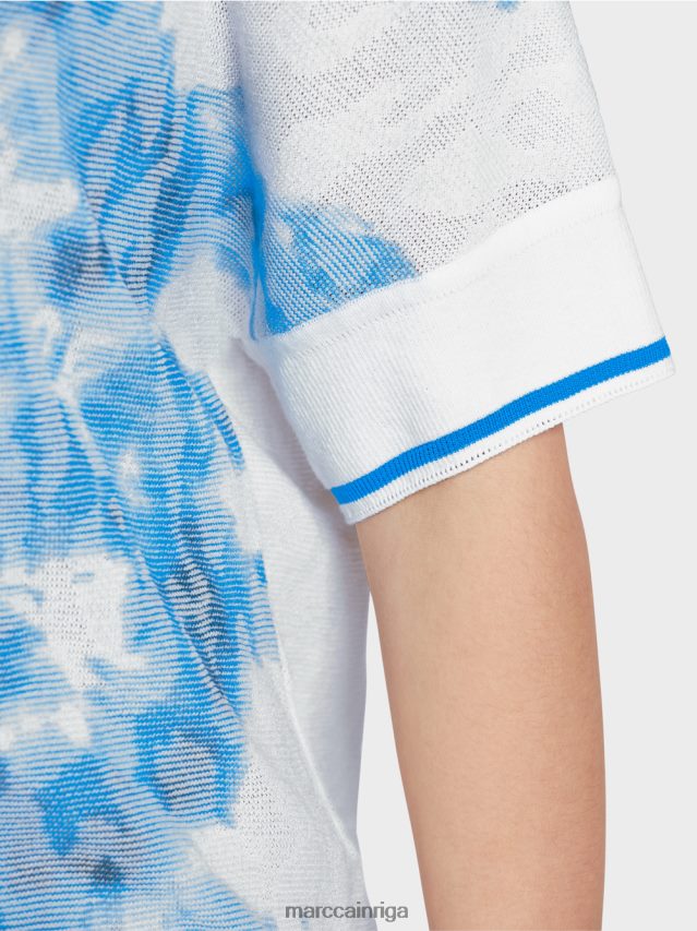 apģērbs jauns izpletņlēcējs VRBHXD1128 Marc Cain batikas džemperis adīts Vācijā