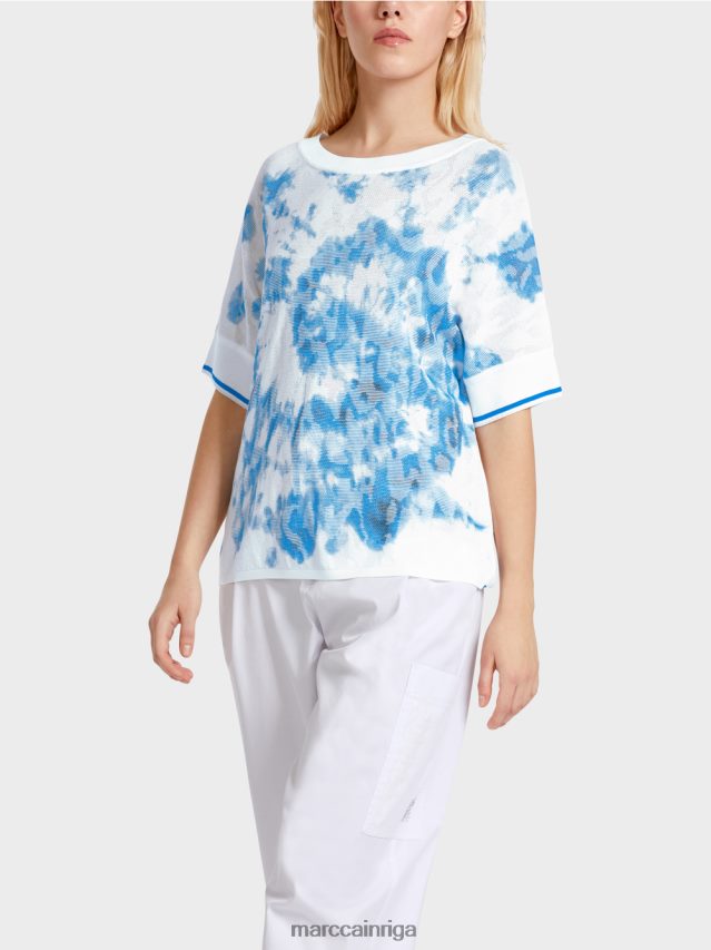 apģērbs jauns izpletņlēcējs VRBHXD1128 Marc Cain batikas džemperis adīts Vācijā