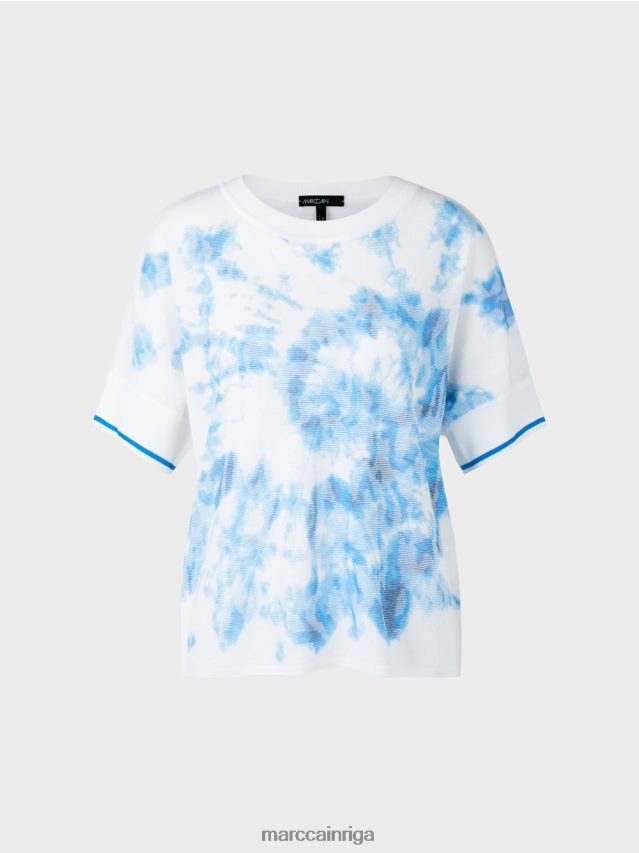 apģērbs jauns izpletņlēcējs VRBHXD1128 Marc Cain batikas džemperis adīts Vācijā