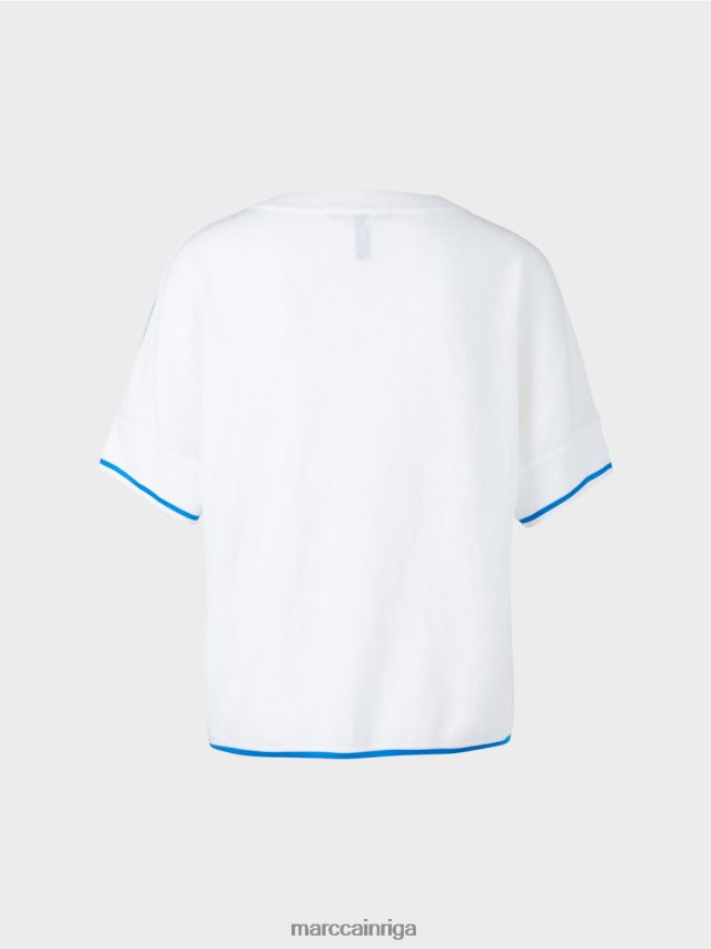 apģērbs jauns izpletņlēcējs VRBHXD1128 Marc Cain batikas džemperis adīts Vācijā