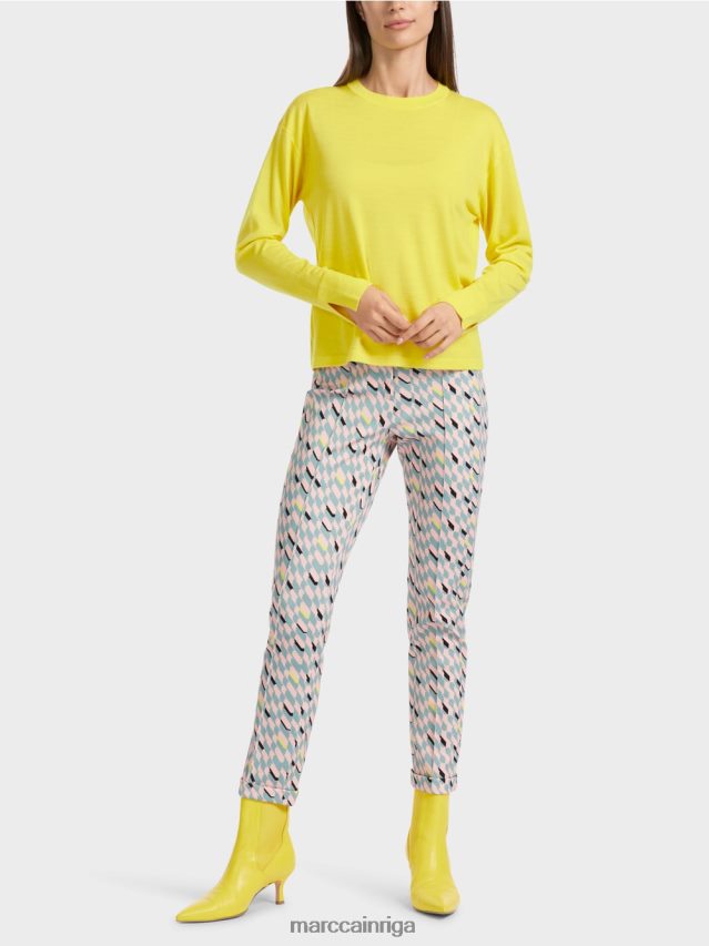 apģērbs mīksts citrons VRBHXD1121 Marc Cain "pārdomāt kopā" ​​džemperis