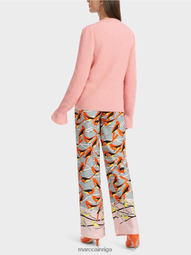 apģērbs mīksts pulveris rozā VRBHXD1117 Marc Cain elegants Vācijā adīts džemperis