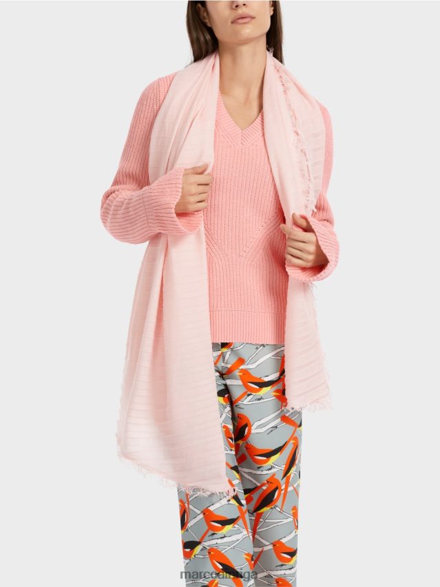 apģērbs mīksts pulveris rozā VRBHXD1117 Marc Cain elegants Vācijā adīts džemperis