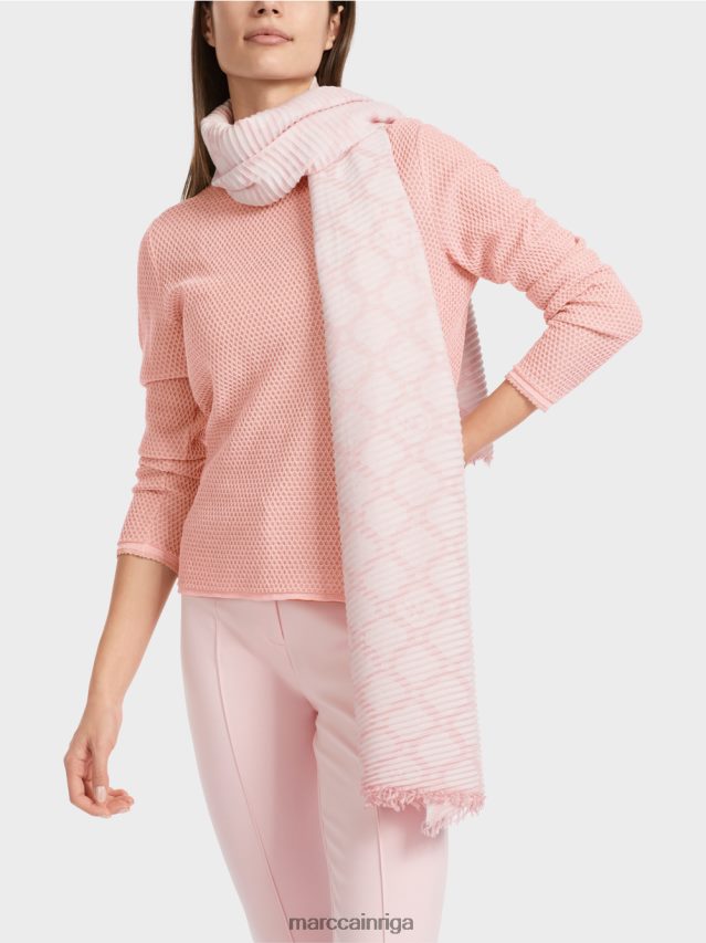 apģērbs mīksts pulveris rozā VRBHXD1118 Marc Cain lurex džemperis adīts Vācijā
