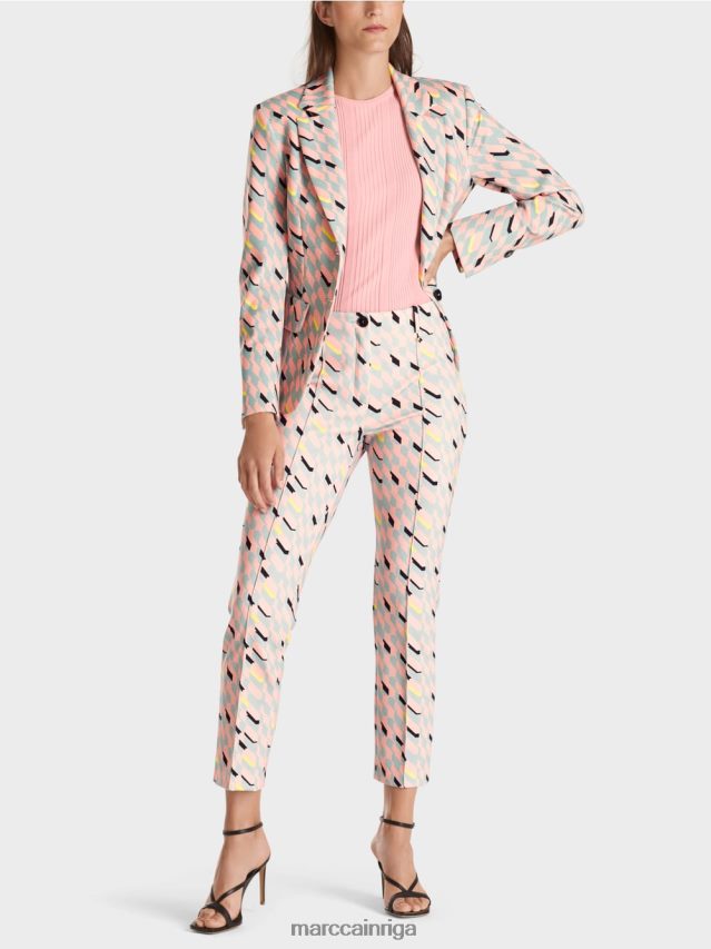 apģērbs mīksts pulveris rozā VRBHXD1123 Marc Cain \"pārdomāt kopā\" ​​tops