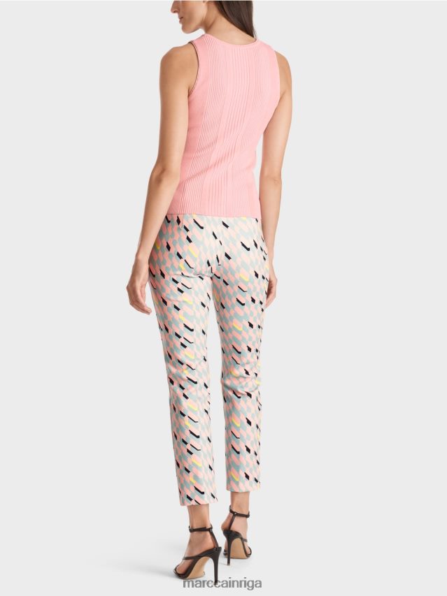 apģērbs mīksts pulveris rozā VRBHXD1123 Marc Cain \"pārdomāt kopā\" ​​tops