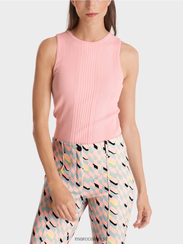 apģērbs mīksts pulveris rozā VRBHXD1123 Marc Cain \"pārdomāt kopā\" ​​tops