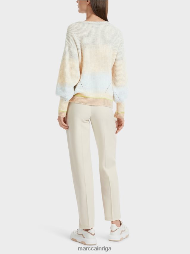 apģērbs mīksts pulveris zils VRBHXD1099 Marc Cain džemperis - adīts Vācijā