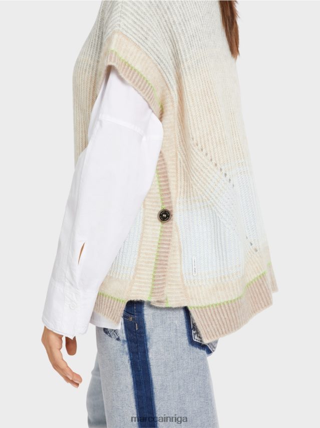 apģērbs mīksts pulveris zils VRBHXD1100 Marc Cain apakšveļa, adīta Vācijā