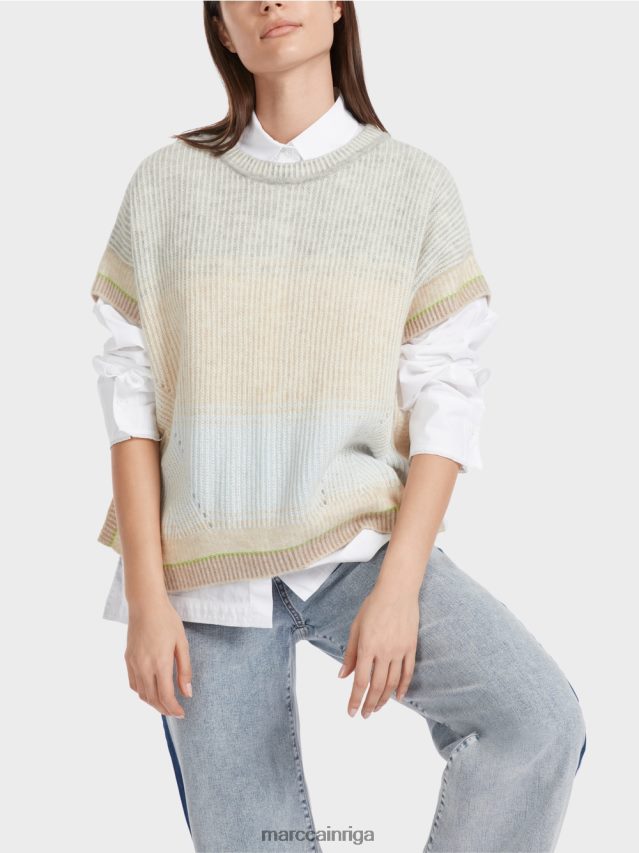 apģērbs mīksts pulveris zils VRBHXD1100 Marc Cain apakšveļa, adīta Vācijā