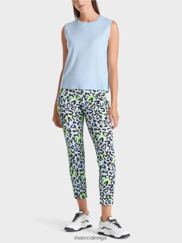 apģērbs mīksts pulveris zils VRBHXD1103 Marc Cain "pārdomāt kopā" ​​sliņķi