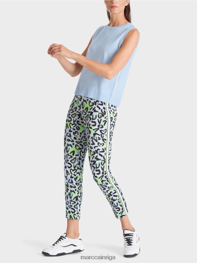 apģērbs mīksts pulveris zils VRBHXD1103 Marc Cain \"pārdomāt kopā\" ​​sliņķi