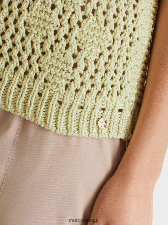 apģērbs maiga elpa VRBHXD1162 Marc Cain adīts tops bez piedurknēm