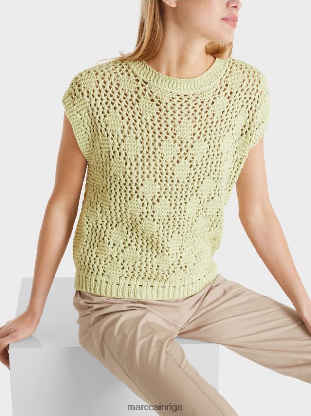 apģērbs maiga elpa VRBHXD1162 Marc Cain adīts tops bez piedurknēm