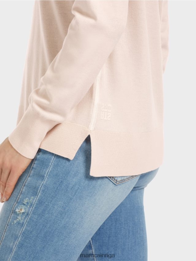 apģērbs mandeļu zieds VRBHXD1062 Marc Cain smalka adīta \"pārdomāt kopā\" ​​džemperis