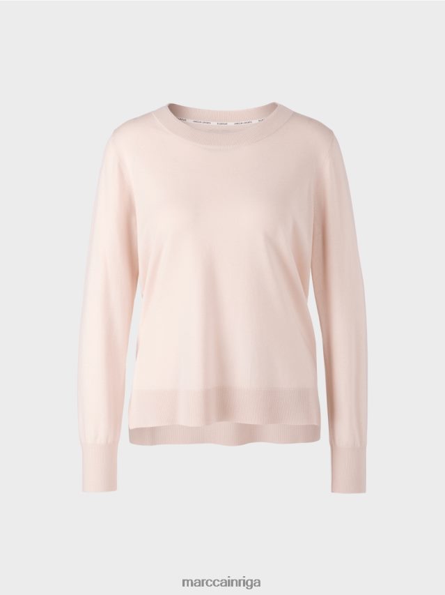 apģērbs mandeļu zieds VRBHXD1062 Marc Cain smalka adīta \"pārdomāt kopā\" ​​džemperis