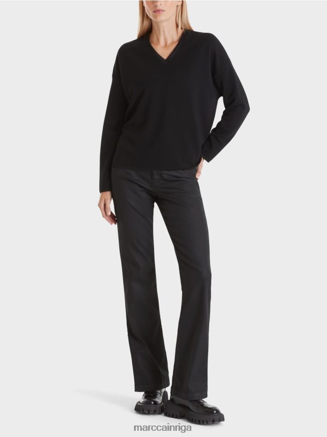 apģērbs melns VRBHXD1035 Marc Cain džemperis - adīts Vācijā