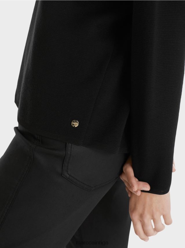 apģērbs melns VRBHXD1035 Marc Cain džemperis - adīts Vācijā
