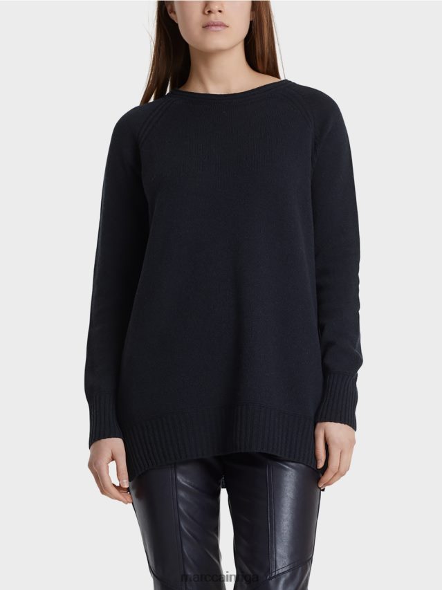 apģērbs pusnakts zils VRBHXD1217 Marc Cain džemperis 100% ražots Vācijā