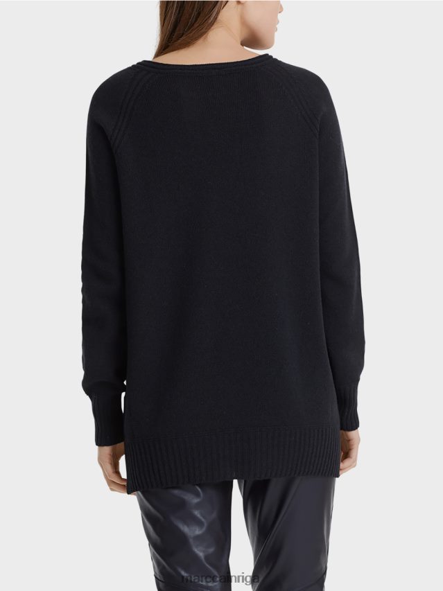 apģērbs pusnakts zils VRBHXD1217 Marc Cain džemperis 100% ražots Vācijā