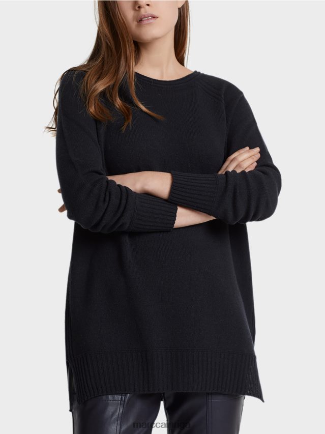 apģērbs pusnakts zils VRBHXD1217 Marc Cain džemperis 100% ražots Vācijā