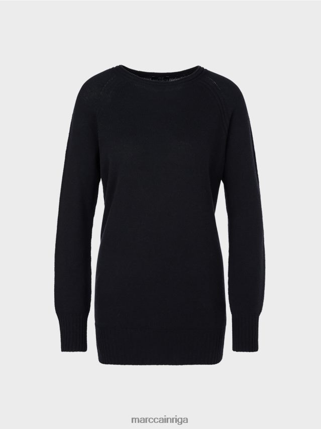 apģērbs pusnakts zils VRBHXD1217 Marc Cain džemperis 100% ražots Vācijā