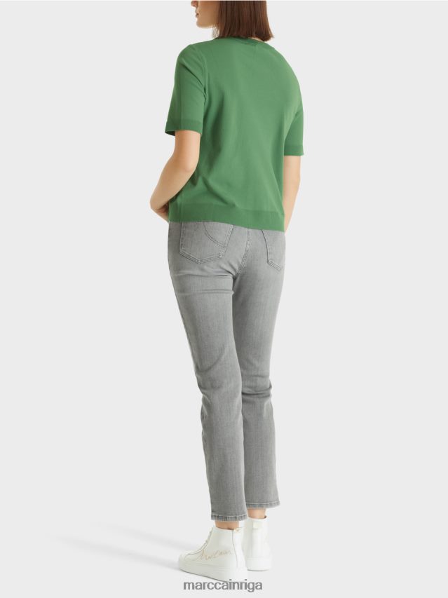 apģērbs sūnu zaļa VRBHXD1212 Marc Cain \"pārdomāt kopā\" ​​džemperis