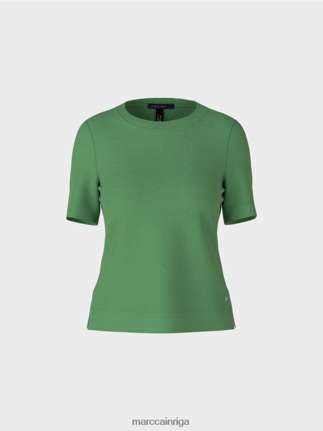 apģērbs sūnu zaļa VRBHXD1212 Marc Cain \"pārdomāt kopā\" ​​džemperis