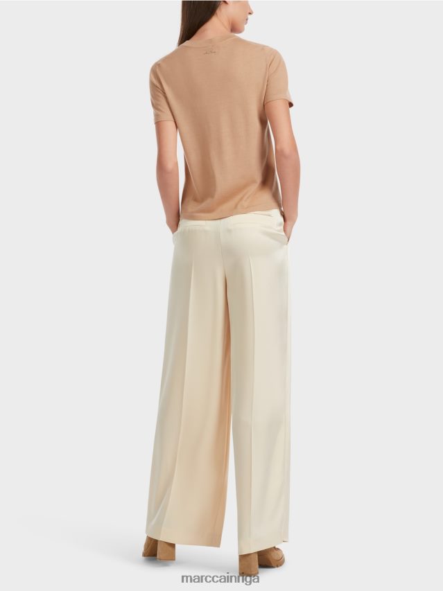 apģērbs spilgts īriss VRBHXD1091 Marc Cain \"pārdomāt kopā\" ​​džemperis ar īsām piedurknēm