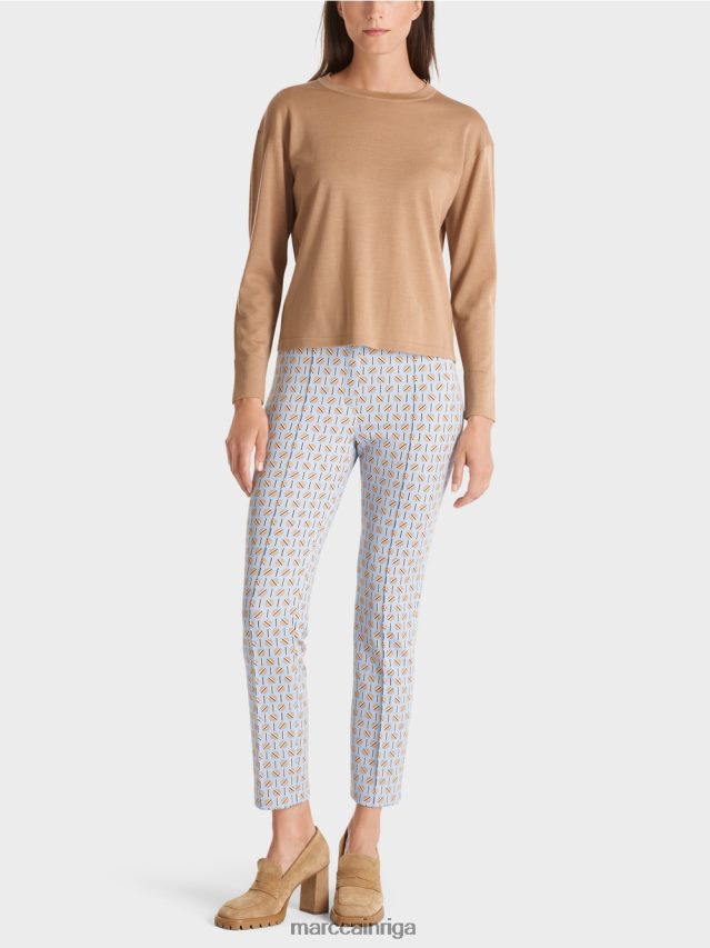 apģērbs spilgts īriss VRBHXD1092 Marc Cain "pārdomāt kopā" ​​džemperis