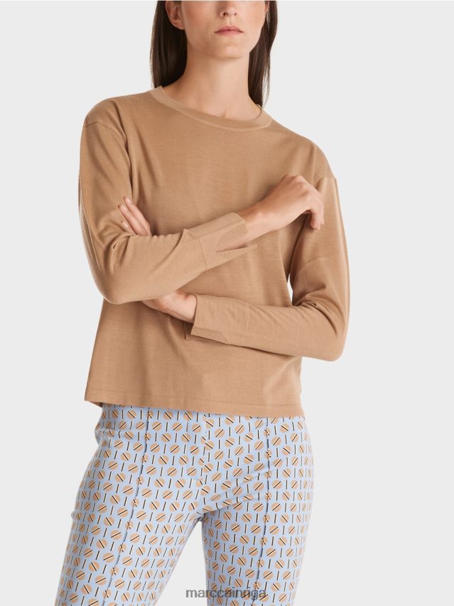 apģērbs spilgts īriss VRBHXD1092 Marc Cain \"pārdomāt kopā\" ​​džemperis