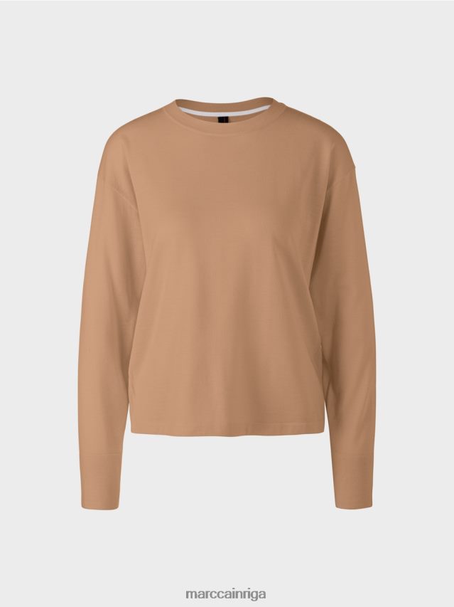 apģērbs spilgts īriss VRBHXD1092 Marc Cain \"pārdomāt kopā\" ​​džemperis