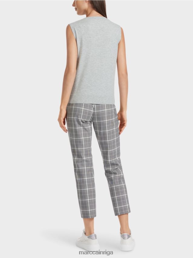 apģērbs sudrabaini pelēks VRBHXD1106 Marc Cain \"pārdomāt kopā\" ​​sliņķi