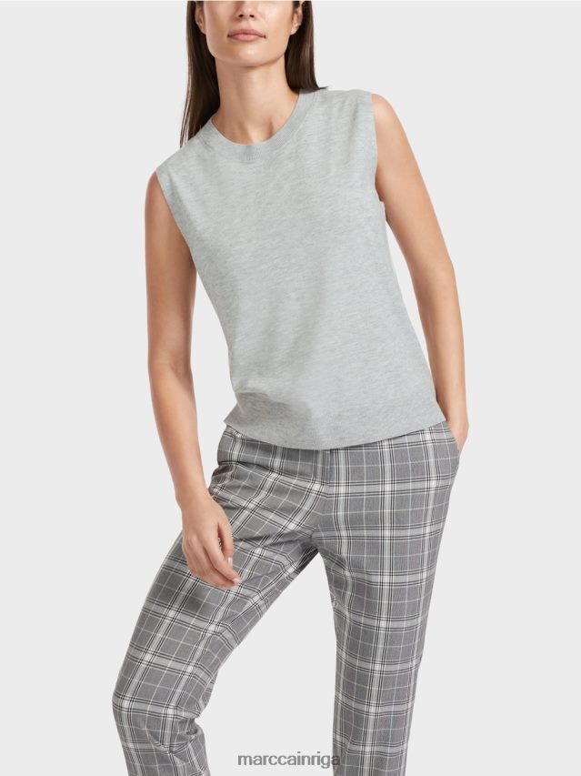 apģērbs sudrabaini pelēks VRBHXD1106 Marc Cain \"pārdomāt kopā\" ​​sliņķi