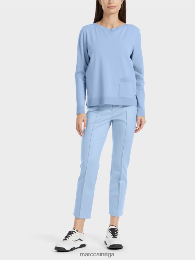 apģērbs tumšas vasaras debesis VRBHXD1069 Marc Cain "pārdomāt kopā" ​​džemperis