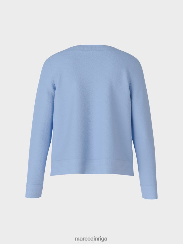 apģērbs tumšas vasaras debesis VRBHXD1069 Marc Cain \"pārdomāt kopā\" ​​džemperis