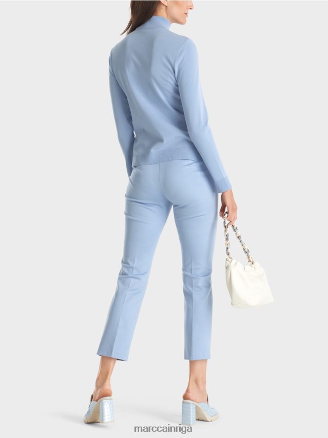 apģērbs tumšas vasaras debesis VRBHXD1074 Marc Cain smalka adīta \"pārdomāt kopā\" ​​džemperis