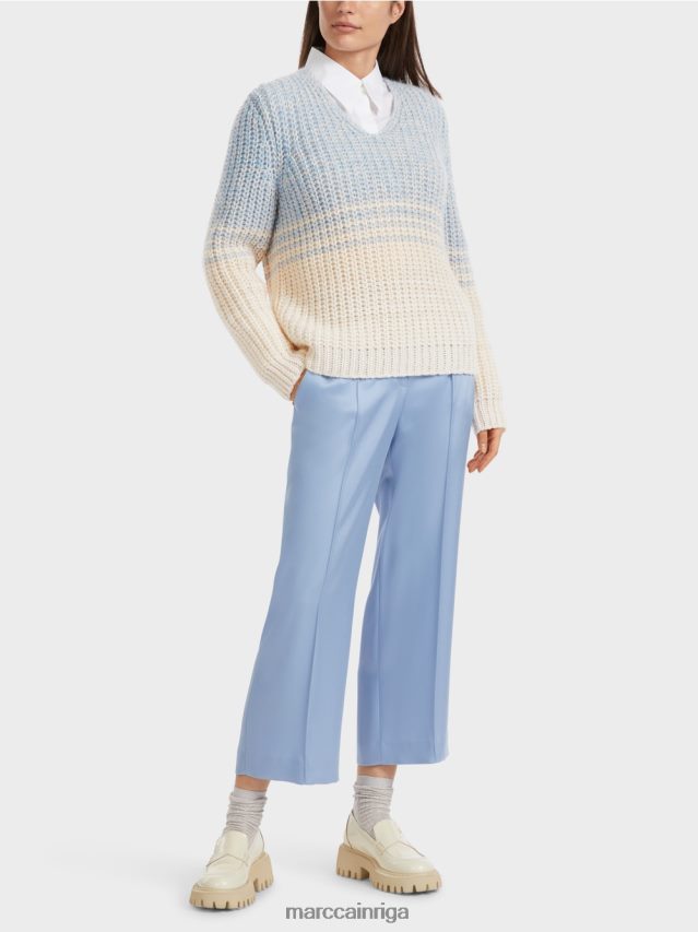 apģērbs tumšas vasaras debesis VRBHXD1083 Marc Cain džemperis - adīts Vācijā