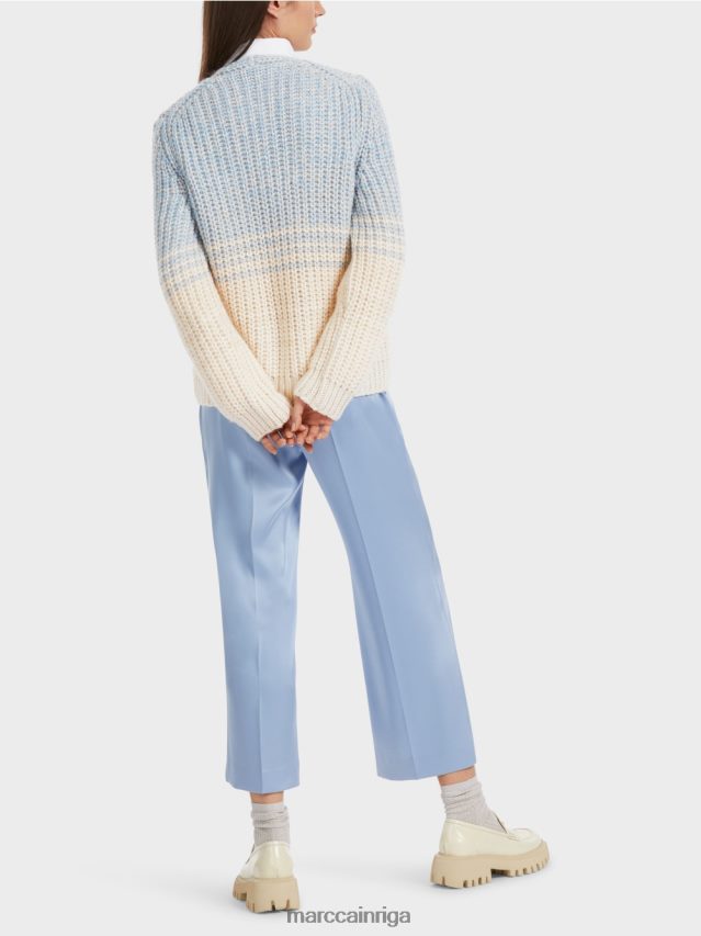 apģērbs tumšas vasaras debesis VRBHXD1083 Marc Cain džemperis - adīts Vācijā