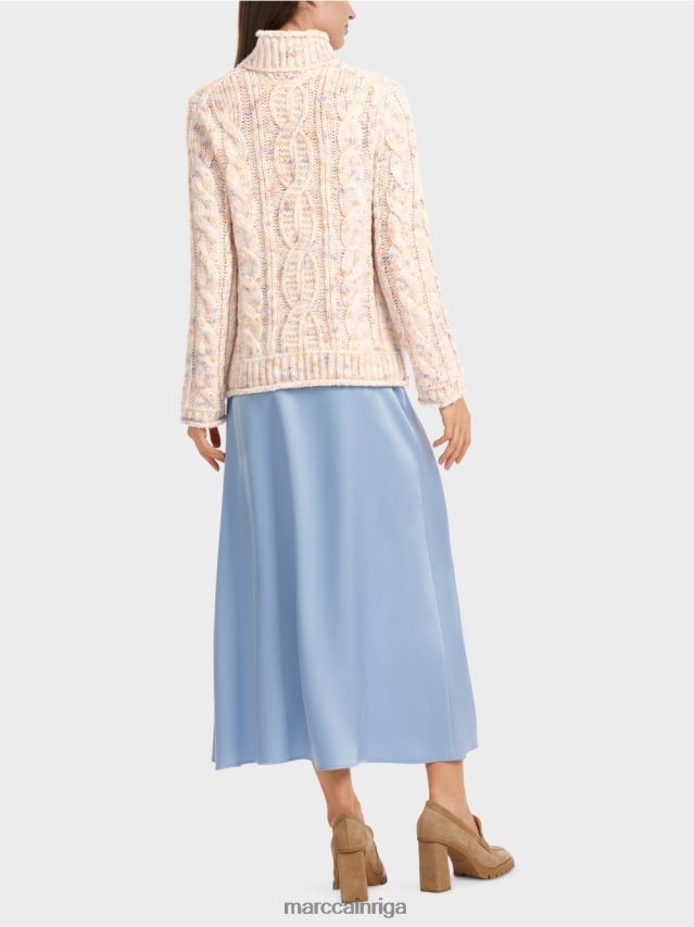 apģērbs tumšs krēms VRBHXD1082 Marc Cain kabeļa adīts džemperis, adīts Vācijā